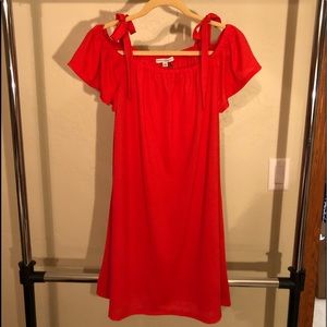 Green Envelope Tie Shoulder Sundress / Coverup